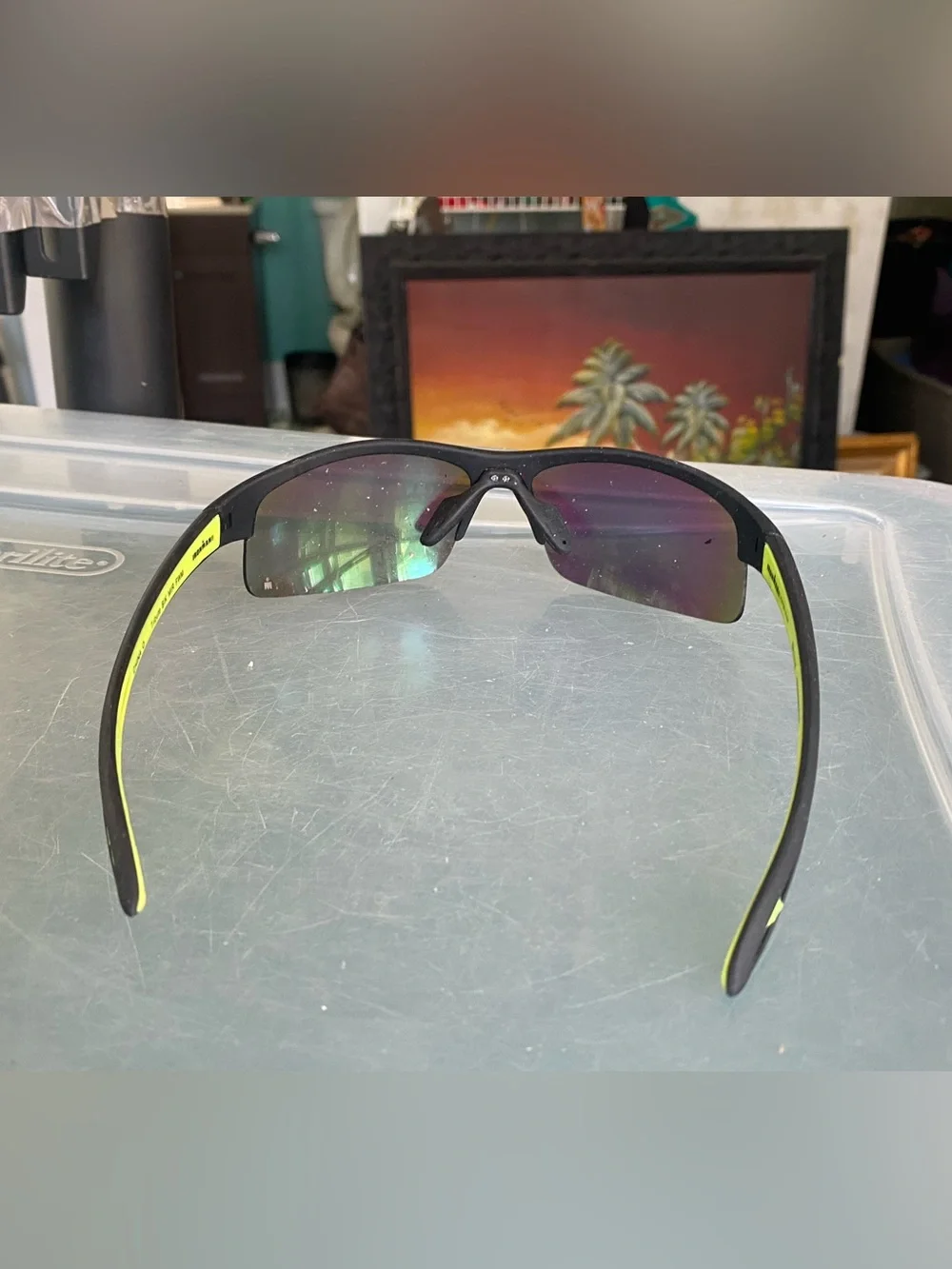 Ironman Men's Blade Fashion Sunglasses Black
